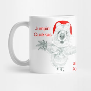 Jumping Quokkas it's almost Xmas!! Mug